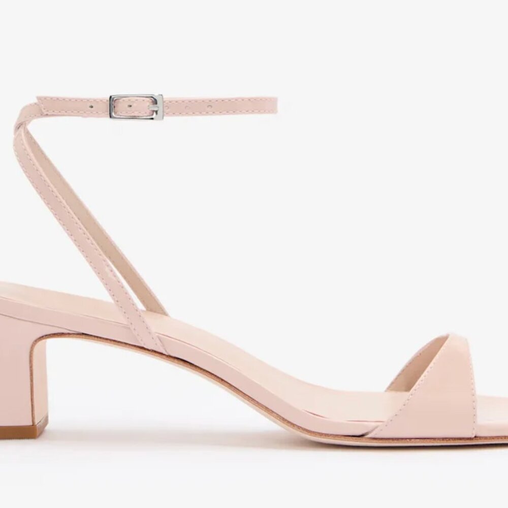 NWT - Reformation Sage Heeled Sandal Pink - Size 8